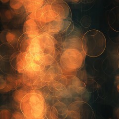 Wall Mural - seamless pattern of softly glowing circles and lines that evoke a dreamlike atmosphere