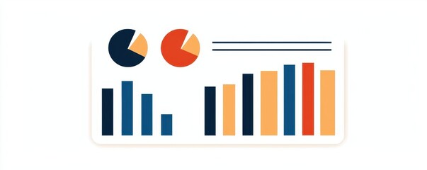 closeup of a content marketing dashboard with key metrics, tracking blog traffic, video views, and s