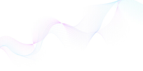 White wave curve lines banner background design. Abstract soft wave lines dynamic flowing Perpall light isolated background. Vector Illustration of the gray pattern of lines. stripes on white