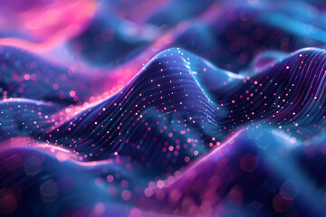 Abstract digital AI background