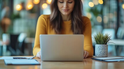 Aufkleber - Business woman and coworking office for meeting happy and planning or ideas for employees collaboration Professional goal and discussion for growth corporate and staff for our vision i : Generative AI