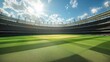 © WrongWay - Expansive cricket stadium under bright daylight
