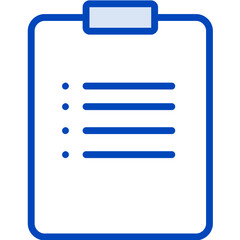 Poster - clipboard with paper