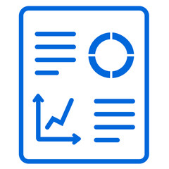 Sticker - illustration of a icon diagram