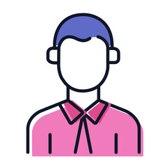 Poster - illustration of a icon product manager