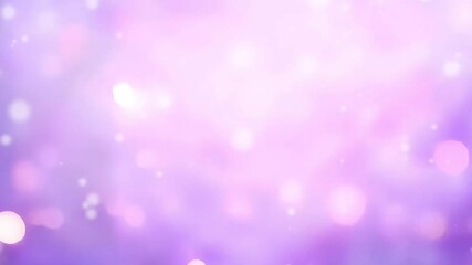 Wall Mural - soft-focus bokeh background with pastel pink and purple tones, featuring light spots and subtle spar