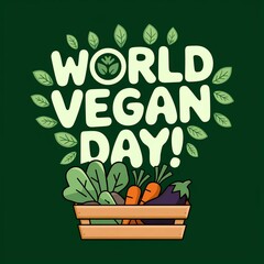 Wall Mural - World Vegan Day