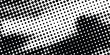 © Micro Design-id - Halftone dot. Seamless border pattern. Fade gradient. Background dots. Point noise texture. Overlay effect. Gradation opacity transition. Half tone polka. Pop art polkadot design. Dotted poka. Vector