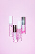 © Colour Laboratory/Stocksy - Make-up beauty product cosmetic crystal clear hydrating lip glosses