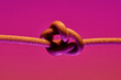 © Jeff Wasserman/Stocksy - Single Knokt - Stress Tied in a Knot on Pink