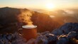 © adha - Sunrise Coffee on the Mountain