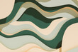 © Marcos Osorio/Stocksy - Abstract 3d shapes in soft colors creating flowing patterns