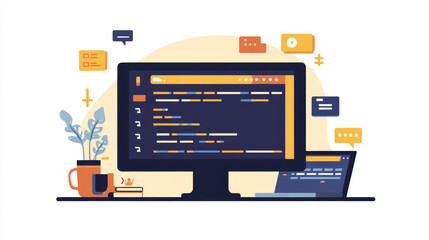 Designing websites and apps that work seamlessly on computers, phones, and tablets. We build software and write code for mobile apps, focusing on user-friendly layouts and intuitive interfaces.