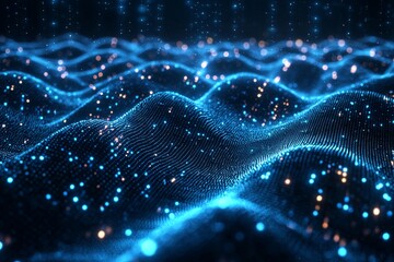 Digital Technology background of data and network