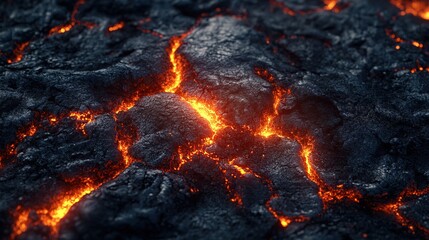 Lava texture fire background rock volcano magma molten hell