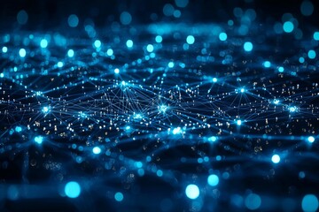 Digital Technology background of data and network