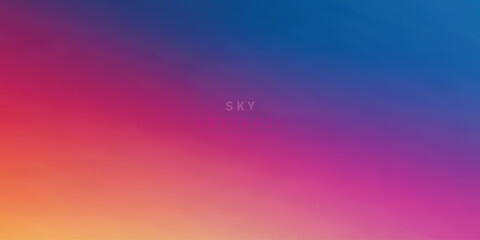 Aufkleber - Abstract Color vector banner. Pastel gradient  pattern. Blurred light fuzz colorful gradient background. Vector soft horizontal backdrop