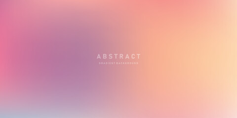 Aufkleber - Abstract Color vector banner. Pastel gradient  pattern. Blurred light fuzz colorful gradient background. Vector soft horizontal backdrop