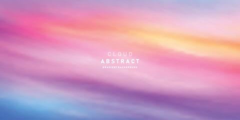 Aufkleber - Abstract Color vector banner. Pastel gradient  pattern. Blurred light fuzz colorful gradient background. Vector soft horizontal backdrop