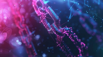 Innovative blockchain technology background featuring cryptocurrency fintech network, programming elements, and abstract segwit design