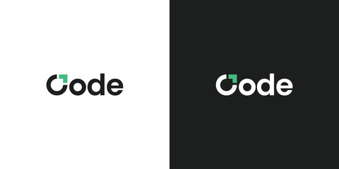 Vector Logotype Code Logo Design