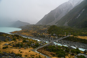 A beautiful journey through the rugged landscapes leading to Aoraki / Mount Cook, capturing the snow-capped mountains and winding rivers along the way. A must-visit route for adventure seekers.