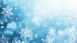 © สมเจตน์ หนูแก้ว - A winterthemed background with falling snowflakes and a cool blue gradient