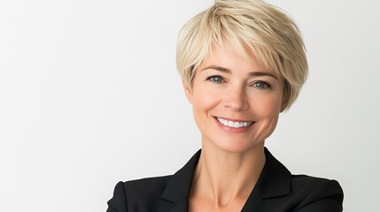 Poster - Confident Businesswoman in Professional Outfit