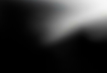 Leinwandbilder - Abstract grainy gradient background with a black and white color scheme.