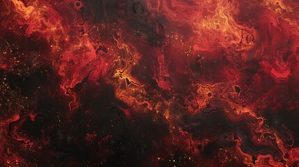 Poster - Red paint texture background. Abstract background of red fire paint texture