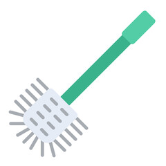 Sticker - Toilet brush Icon