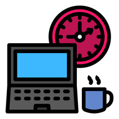 Sticker - Flexible time Icon