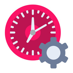 Poster - Clock Icon