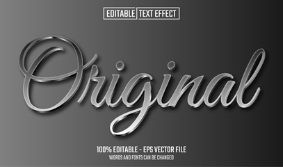 Wall Mural - original editable text effect