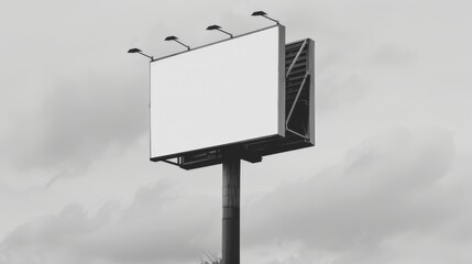 Large billboard and copy space for advertising