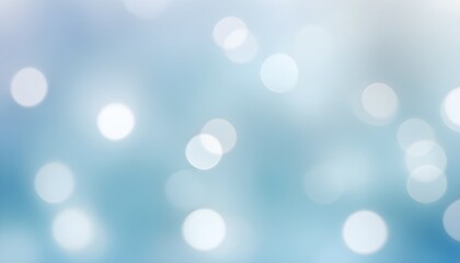 Blurred white and blue background with soft bokeh effect