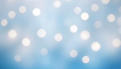 Blurred white and blue background with soft bokeh effect