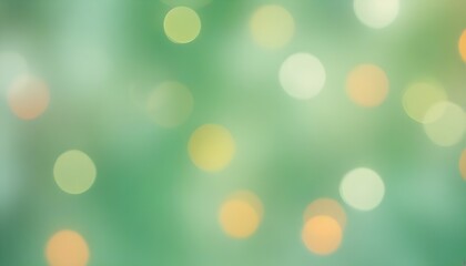 Blurred green and orange background with soft bokeh effect
