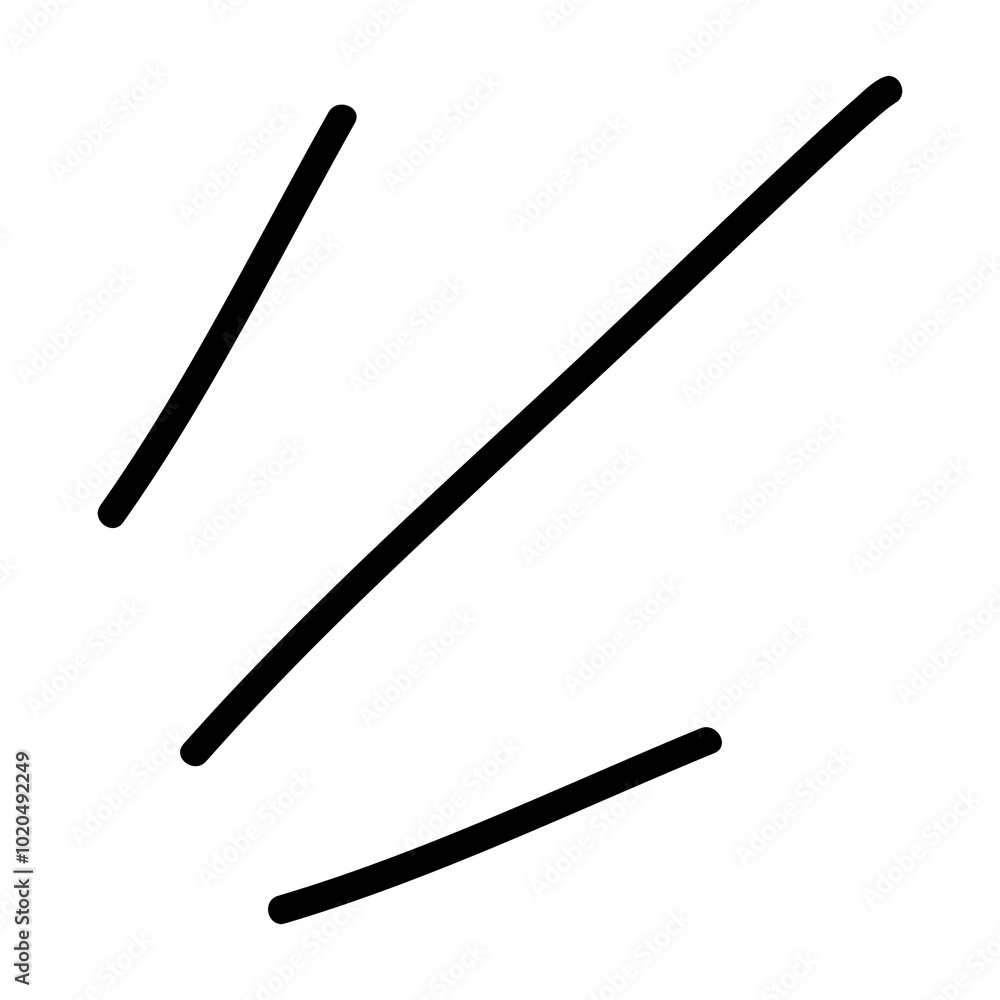 Png cartoon effect lines sticker, transparent background Stock ...