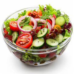 fresh vegetable salad