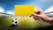 © Rindi - hand holding yellow card football
