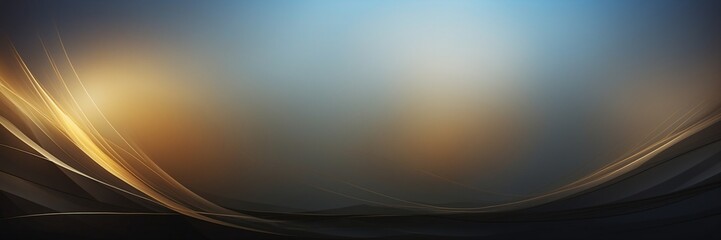 Canvas Print - a blurry image of a blue and gold background. the background is blurry and has a lot of dots