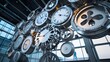© Instrudify - A giant clock where each hour is a different form of creative thinking, ticking away in strange patterns.
