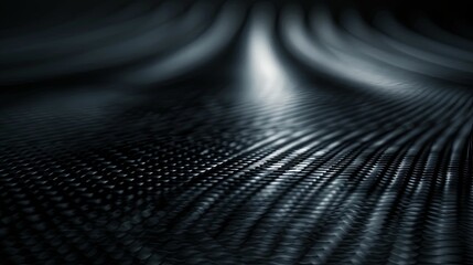 Abstract Black and White Curved Woven Texture
