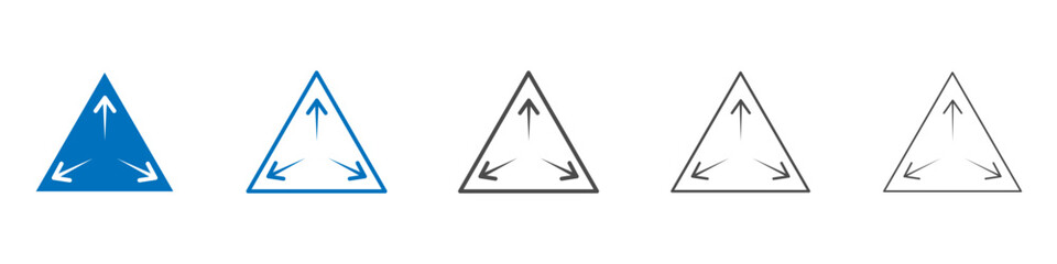 Expand icon Isolated flat vector in outline