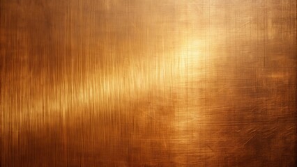 Aufkleber - Textured Metallic Gold Surface With Subtle Scratches And Glowing Light Reflection