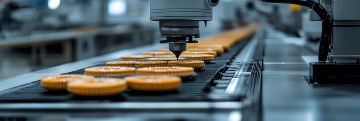 Poster - Automated food processing machinery and technology shaping the future of the food industry with increased efficiency,precision,and productivity in manufacturing,packaging.