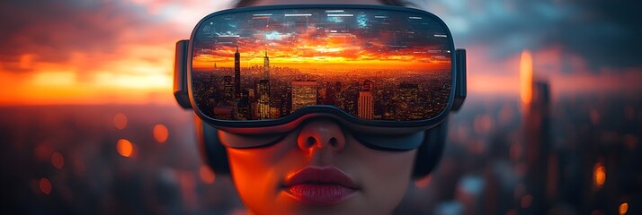 Aufkleber - Transformative Communication Industry Powered by Immersive Augmented Reality Technology Revolutionizing Business Strategies and Customer Experiences