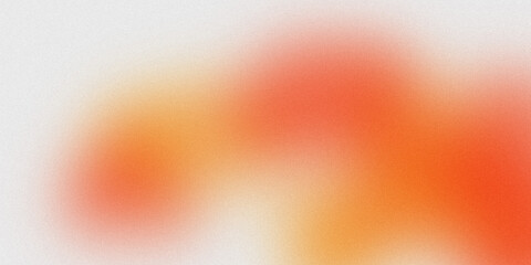 Noisy color gradient background grainy. noise texture gradient featuring soft transitions of warm orange and red hues blending into white, creating a smooth and minimalist background.