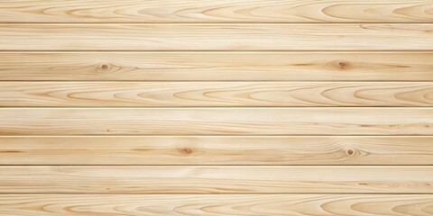 Leinwandbilder - Natural Light Wood Grain Texture with Horizontal Plank Pattern